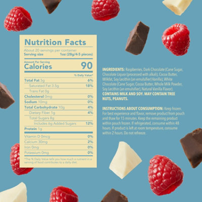 Tru Fru Raspberry Dark White Chocolate Frozen - 20 OZ - Image 2