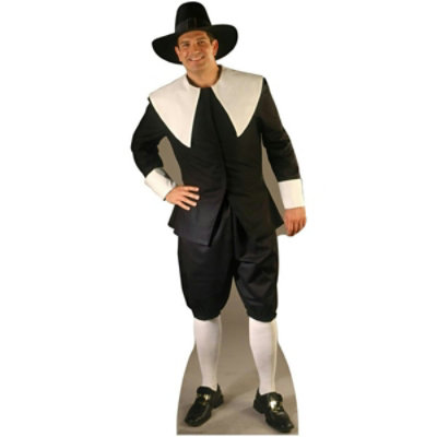 GiftsGoneWild - Pilgrim Man Life-Sized Cardboard Stand-Up - Image 1