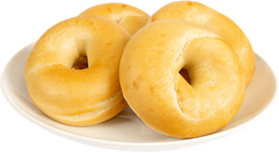Plain Bagels 4 Count - EA - Image 1