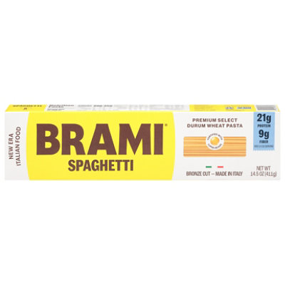 Brami Lupini Pasta Semolina Spaghetti - 14.5 OZ - Image 3