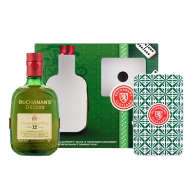 Buchanans Deluxe W/domino Set - 750 ML - Image 2