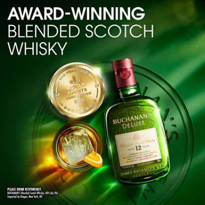 Buchanans Deluxe W/domino Set - 750 ML - Image 4