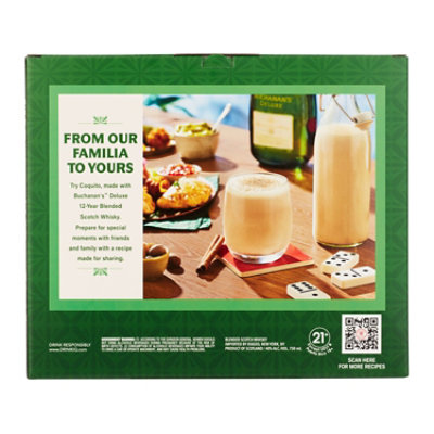 Buchanans Deluxe W/domino Set - 750 ML - Image 3