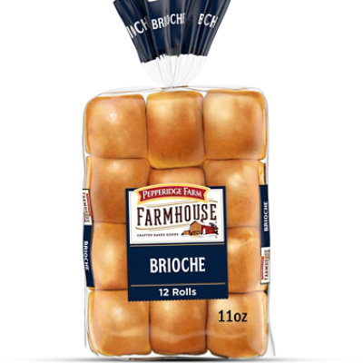 Pepperidge Farm Farmhouse Brioche Dinner Rolls - 11 Oz - Image 1