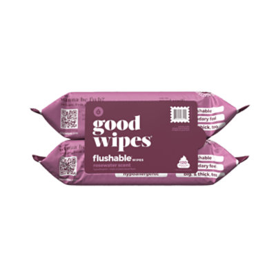 Goodwipes Rosewater 120ct - 120 CT - Image 4