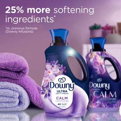 Downy Ultra Soft Liquid Fabric Softener Calm Lavender & Vanilla Bean - 93 Fl. Oz. - 93 FZ - Image 5