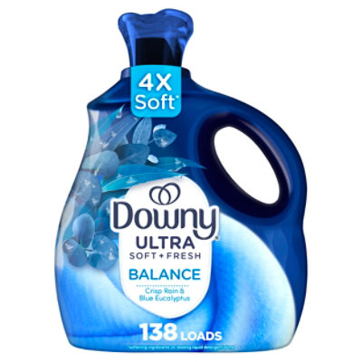 Downy Ultra Soft Liquid Fabric Softener Balance Crisp Rain & Blue Eucalyptus - 93 Fl. Oz. - 93 FZ - Image 1