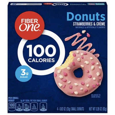 Fiber One Strawberries & Creme Donuts 4 Count .82 Ounce - 4 CT - Image 3