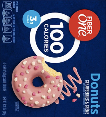 Fiber One Strawberries & Creme Donuts 4 Count .82 Ounce - 4 CT - Image 6