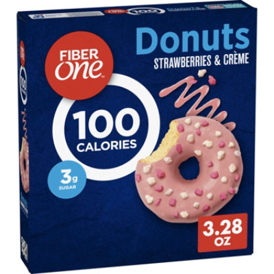 Fiber One Strawberries & Creme Donuts 4 Count - .82 Oz - Image 2