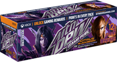 Mtn Dew Game Fuel Citrus Blackberry - 12-12 Oz - Image 3