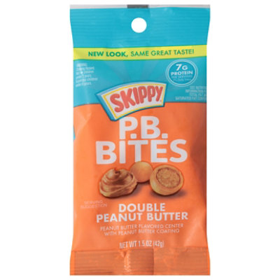 Skippy Peanut Butter Bites Double Peanut Butter Pouch,1.5 Oz,hrl Alternate Id 130838 - 1.5 OZ