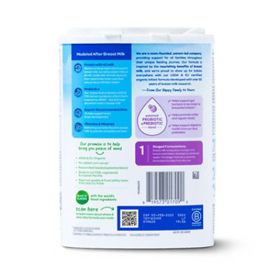 Happy Baby Organics Stage 1 A2 Infant Formula - 22.9 Oz - Image 2