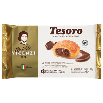 Vicenzi Puff Pastry Chocolate 3.53oz - 3.53 OZ - Image 1