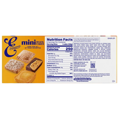 Entenmann's Baker's Delights Mini Apple Crumb Cakes - 6 - 12.25 OZ - Image 5