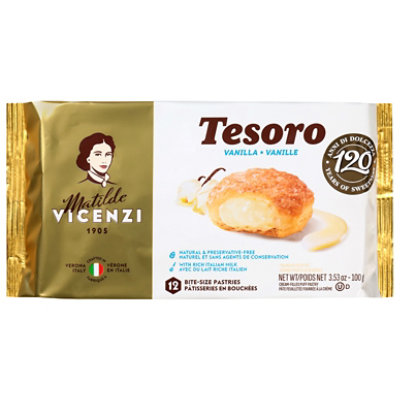 Vicenzi Puff Pastry Vanilla 3.53oz - 3.53 OZ - Image 2
