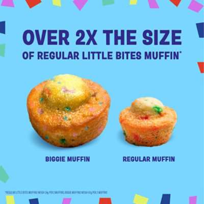 Entenmanns Little Bites Bring On The Party Cake Biggie Muffins - 4.75 OZ - Image 4