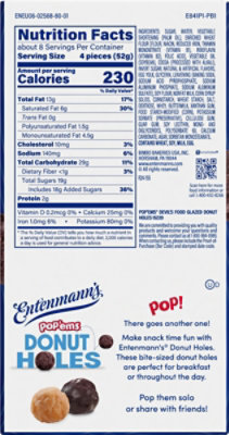 Entenmanns Popems Devils Food Glazed Donut Holes - 15 OZ - Image 6