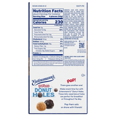 Entenmanns Popems Devils Food Glazed Donut Holes - 15 OZ - Image 5