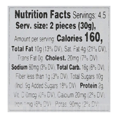 Vicenzi Shortbread Double Chocolate 4.76oz - 4.76 OZ - Image 3