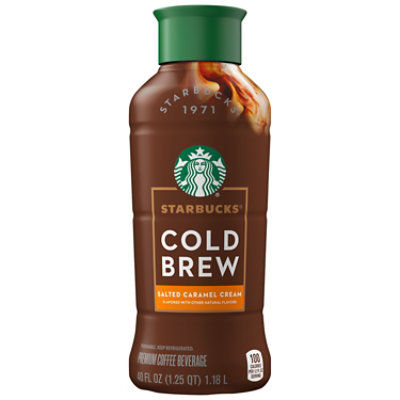 Starbucks Cold Brew Salted Caramel Cream Premium Coffee Beverage  40 Fl Oz - 40 FZ - Image 2