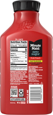 Minute Maid Zero Sugar Fruit Punch Chilled Bottle 89 Fz - 89 FZ - Image 6