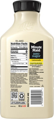 Minute Maid Zero Sugar Lemonade Chilled Bottle, 89 Fz - 89 FZ - Image 6