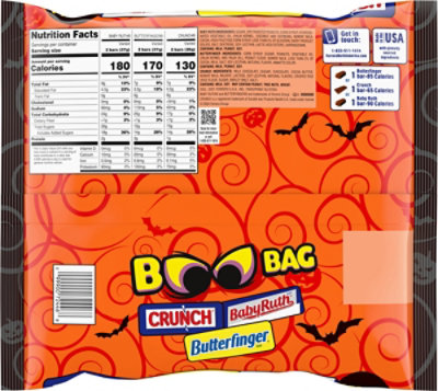 Assorted Chocolate Boo Bag W/butterfinger,crunch And Baby Ruth Halloween - 29.7 OZ - Image 6