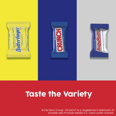 Butterfinger CRUNCH & Baby Ruth Fun Size Assorted Halloween Candy Bars 50 Count - 29.7 Oz - Image 5