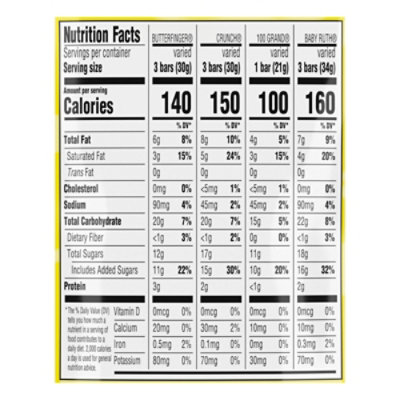 Butterfinger CRUNCH Baby Ruth 100 Grand Assorted Halloween Candy 120 Count - 47.8 Oz - Image 3