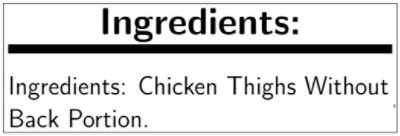 Tyson Non Back Medium Chicken Thigh - 3.5 Ounce (Pack of 96) - Image 3