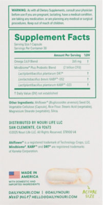 Nouri Stress Support Probiotic Capsules - 30 CT - Image 4