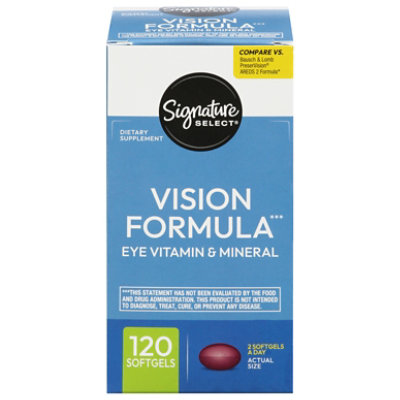 Signature Select Dietary Supplement Vision Formula Softgel 120 Ct - 120 CT - Image 3