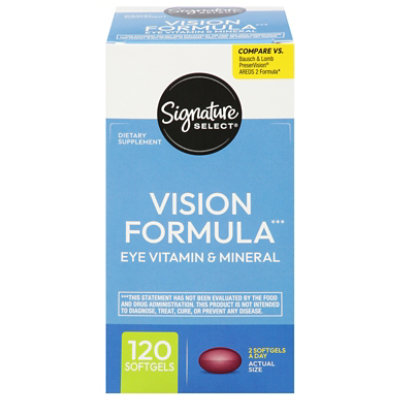 Signature Select Dietary Supplement Vision Formula Softgel 120 Ct - 120 CT - Image 1