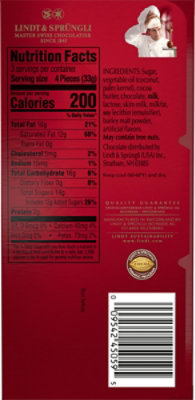 Lindt LINDOR Milk Chocolate Candy Truffle Bar - 3.5 Oz - Image 6