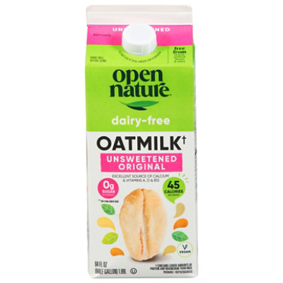 Opn Nat Original Unsweetened Oatmilk 64 Fz - 64 FZ - Image 2