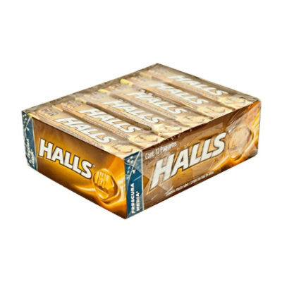 Halls Honey Lemon (Mex) 9 ct - Case - 12 Units - Image 1