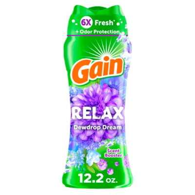 Gain In-wash Scent Booster Beads Relax Dewdrop Dream - 12.2 Oz