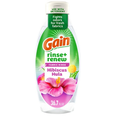 Gain Rinse & Renew Fabric Rinse Hibiscus Hula 36.7 Fl Oz - 36.7 FZ