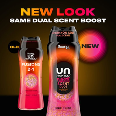 Downy Unstopables Fusions 2 In 1 In-wash Scent Booster Granules, Sunset Plus Citrus - 10.7 OZ - Image 2