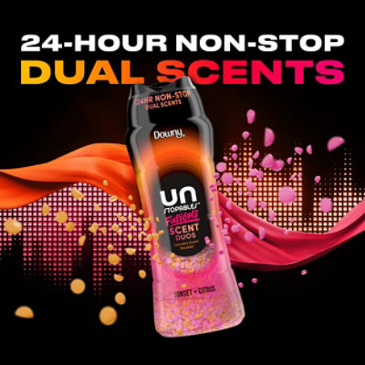 Downy Unstopables Fusions 2 In 1 In-wash Scent Booster Granules, Sunset Plus Citrus - 10.7 OZ - Image 3