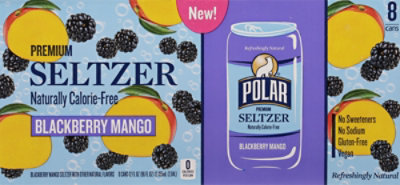 Polar Blackberry Mango Seltzer 8-12fz - 8-12 FZ - Image 5