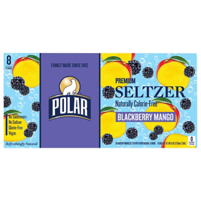 Polar Blackberry Mango Seltzer 8-12fz - 8-12 FZ - Image 1