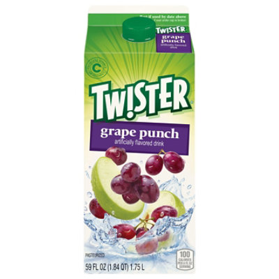 Twister Grape Punch Chilled Juice 59 Fl Oz Carton - 59 FZ - Image 1