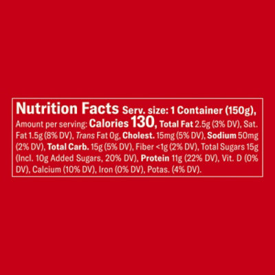 Chobani Reduced Fat Greek Yogurt Limited Batch Spiced Holiday Nog 5.3oz - 5.3 OZ - Image 3