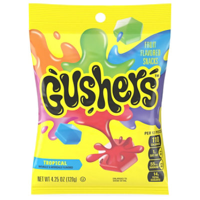 Gushers Tropical Fruit Snacks 4.25 Oz - 4.25 OZ - Image 1