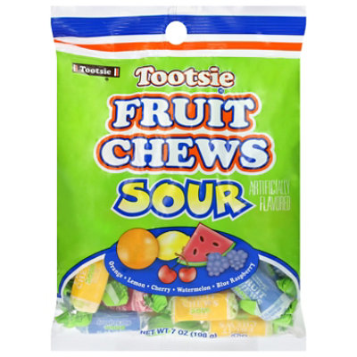Tootsie Fruit Chews Sour Peg Bag - 7 OZ - Image 2