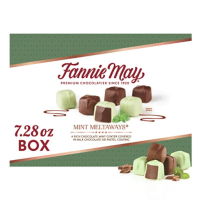 Fannie May Milk Chocolate Candy Mint Meltaways Gift Box - 7.28 Oz - Image 1