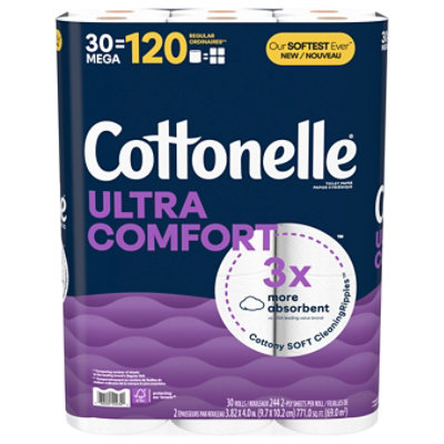 Cottonelle Ultracmfrt Mega Rl Bath Tissue 30 Pk - 30 RL - Image 1