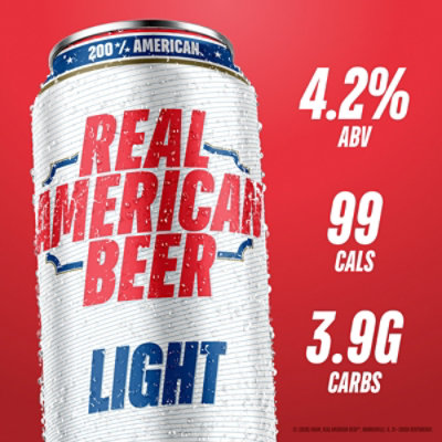 Real American Light Beer 12/12c - 12-12 FZ - Image 2
